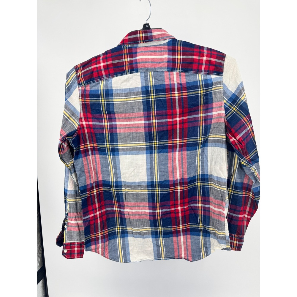 Gap Plaid Lot Shirts Mens XL Multicolor Teal Red Cotton Bundle 2 Pack Button Up - Picture 14 of 16